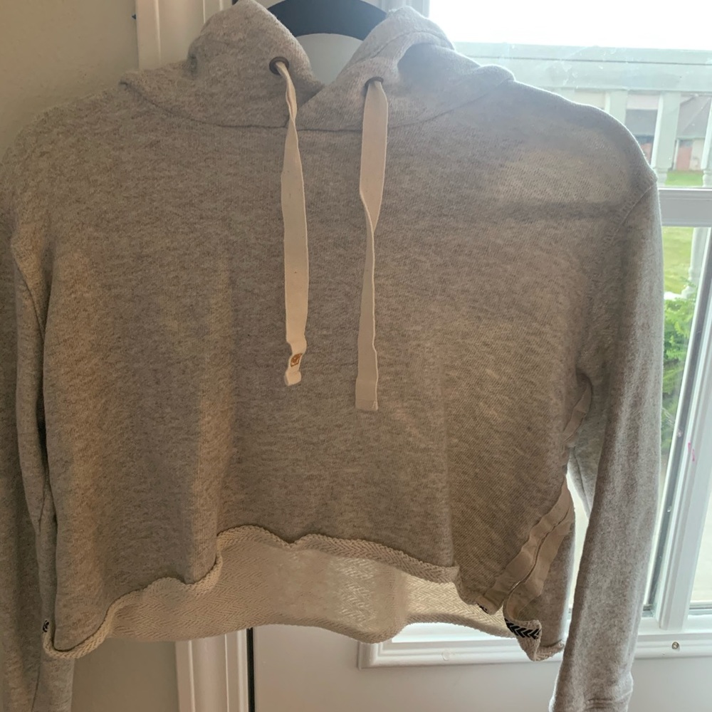 Gray cooper key cropped hoddie size-small